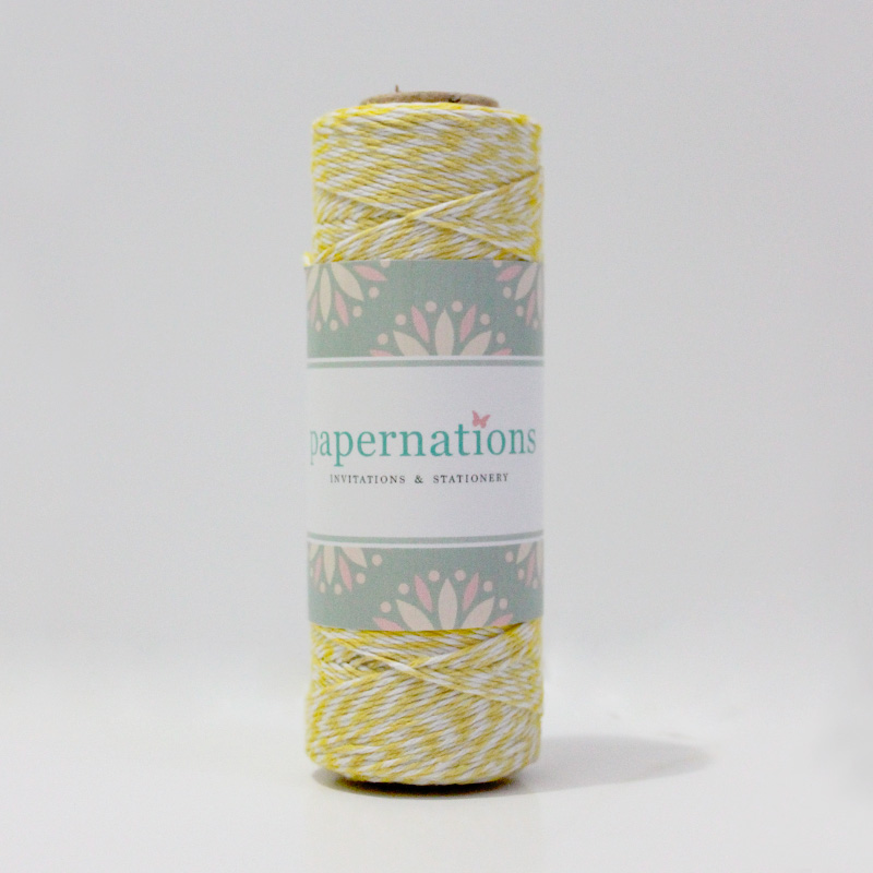 Bakers Twine - Yellow